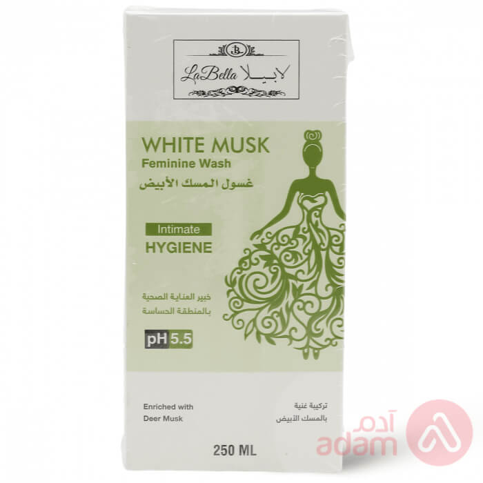 LABELLA WHT MUSK FEMINE WASH 250ML