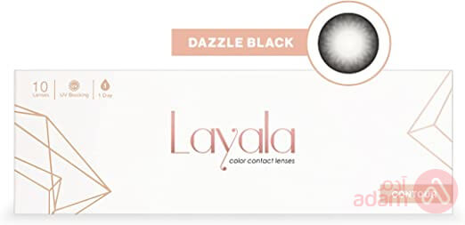 LAYALA CONTOUR DAILY  DAZZLE BLACK 10PCS