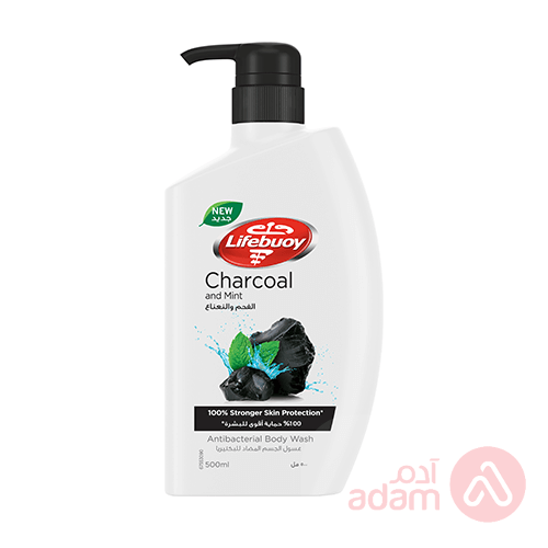 LIFEBUOY BDY/WSH CHARCOAL & MINT 500ML