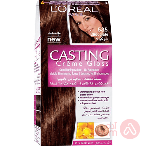 LOREAL CAST CR CAST 535 CHOCLT 72ML