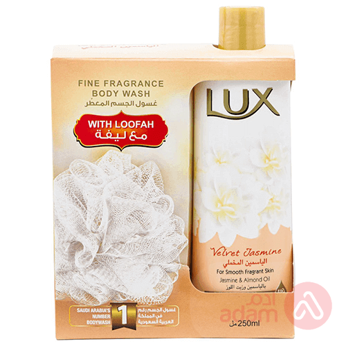 LUX BDY/WSH VELVET TOUCH/JASMIN250ML+KIT
