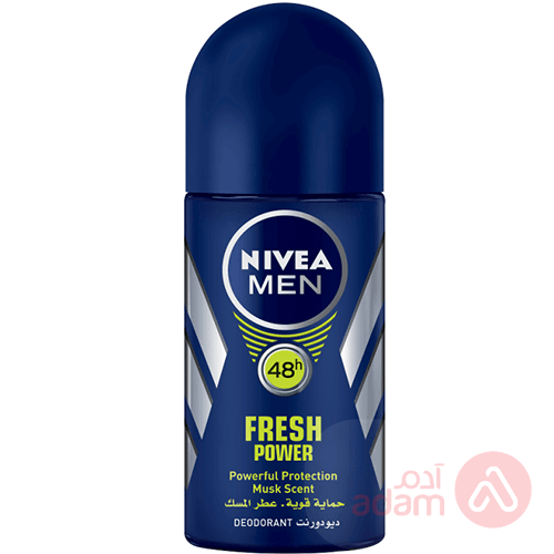 NIVEA  ROLL FRSH POWER MEN 50ML