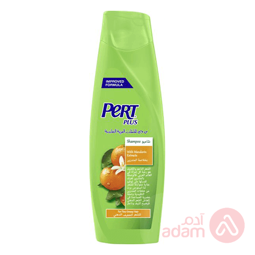 PERT PLUS SH GREASY HR MANDARIN 400ML