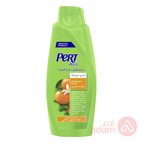 PERT PLUS SH GREASY HR MANDARIN 600ML