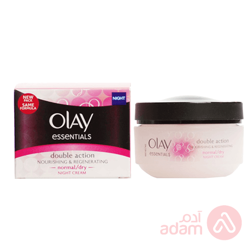 OLAY DOUBLE ACTION NRML DRY NIGHT CR 50M
