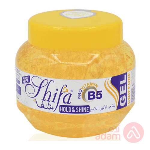 SHIFA GEL HOLD SHINE 300ML YELLOW