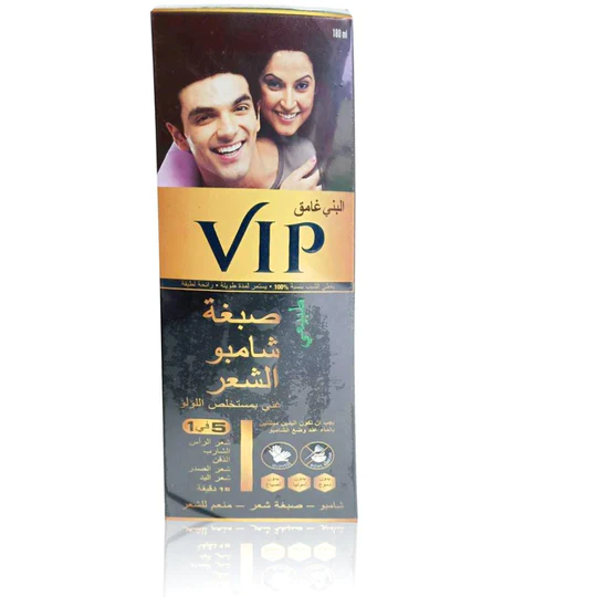 VIP COLOUR SHAMPO DARK BROWN 180ML