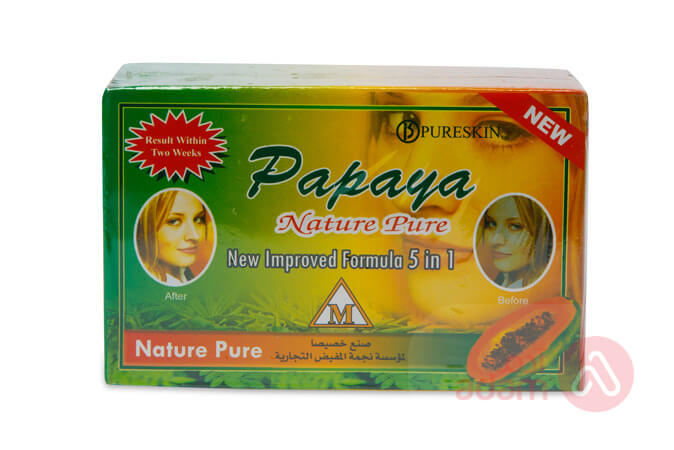 PURESKN PAPAYA SOAP 5IN1 NATURE 35GM