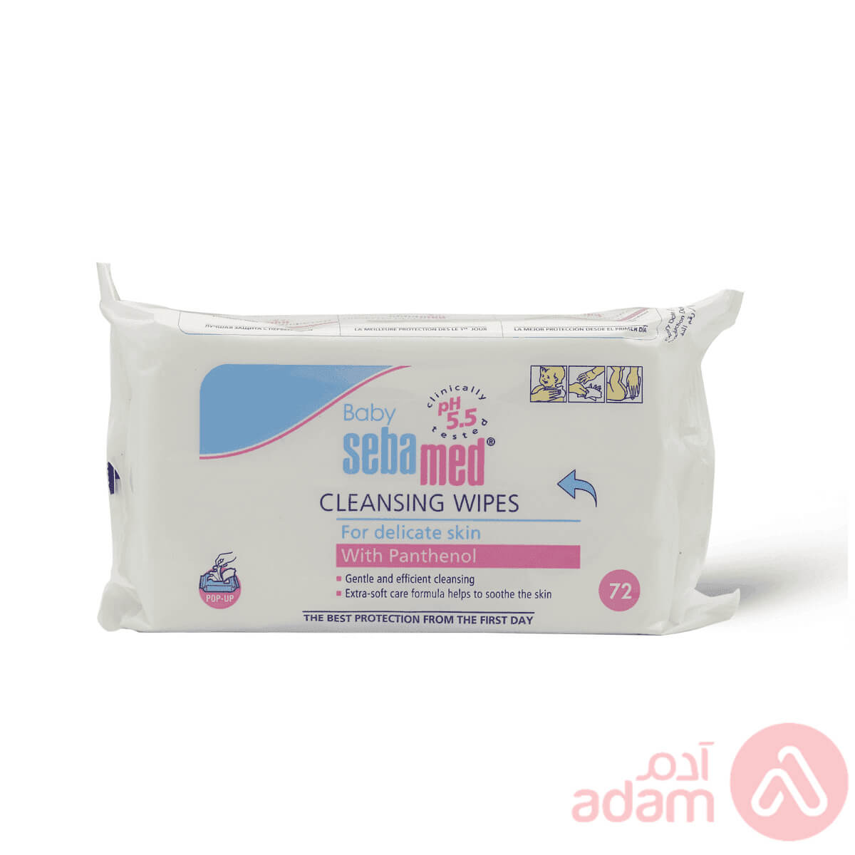 SEBAMED BABY CLNS WPS 72PCS