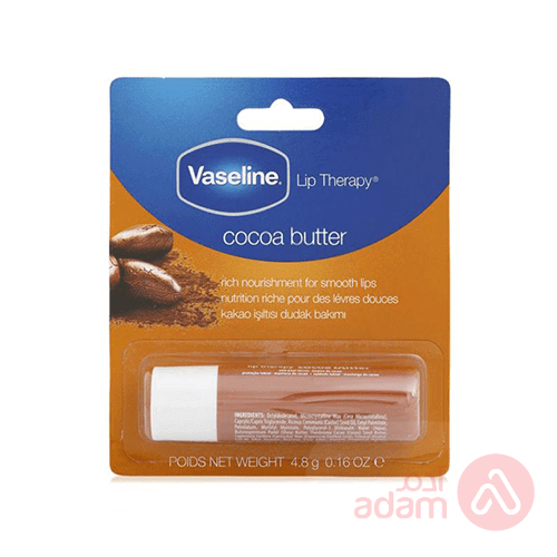 VASELINE LIP THERAPY COCOA BUTTER 4.8GM
