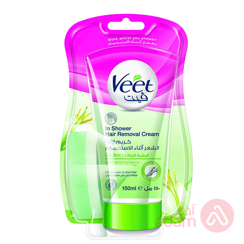 VEET SHWR HR REMOVAL CR DRY SKN 150GM