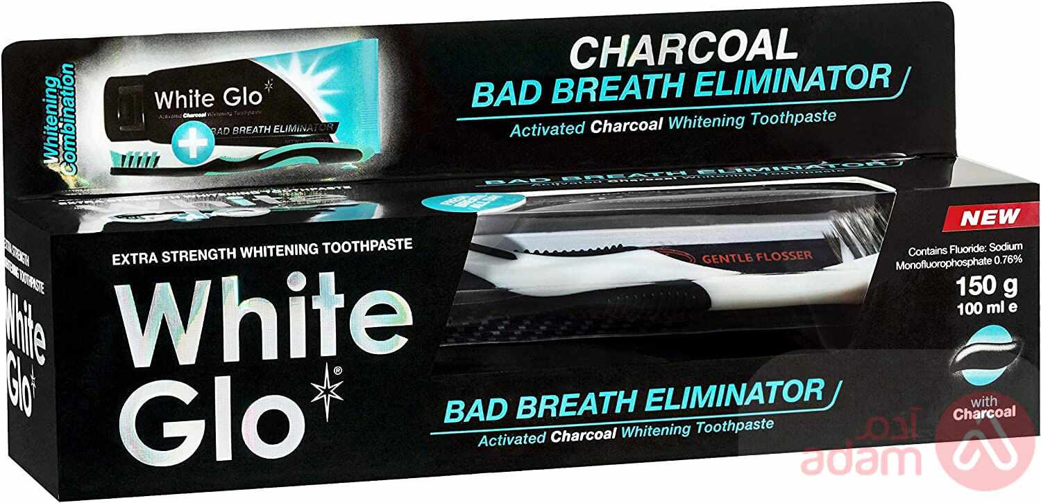 WHIT GLO TP CHARCOAL BAD BREATH ELIM150