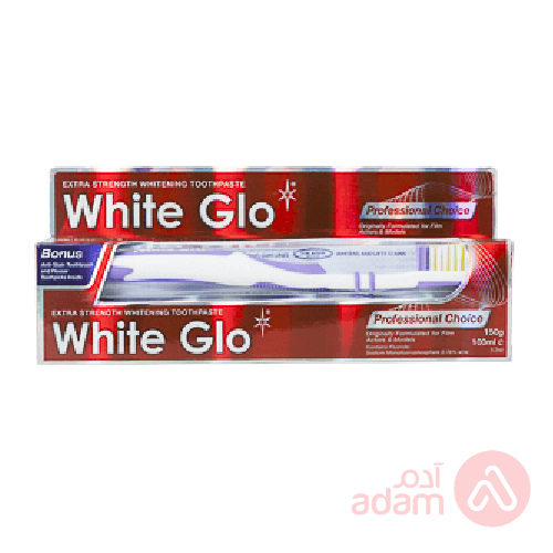 WHITE GLO TP PROFESSIONAL CHOICE 150GM