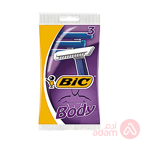 BIC BODY RAZOR 3PCS(6641)
