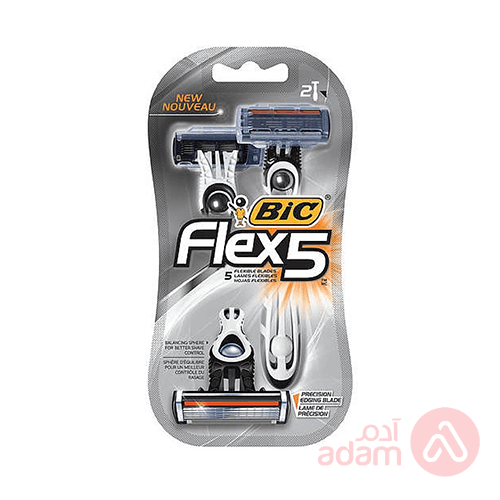 BIC FLEX 5 RAZOR 2PCS (2315)