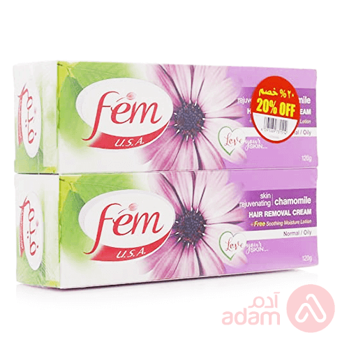 FEM HR REMOV CR CHAMOM TW/PACK20%OFF120G