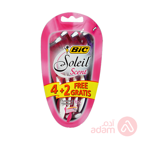 BIC SOLEIL SCENT RAZOR 4+2 PCS(6823)