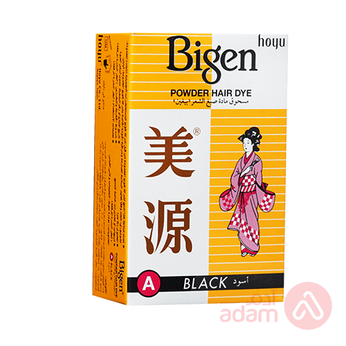 BIGEN POW HR DYE A BLACK 6GM(0010)