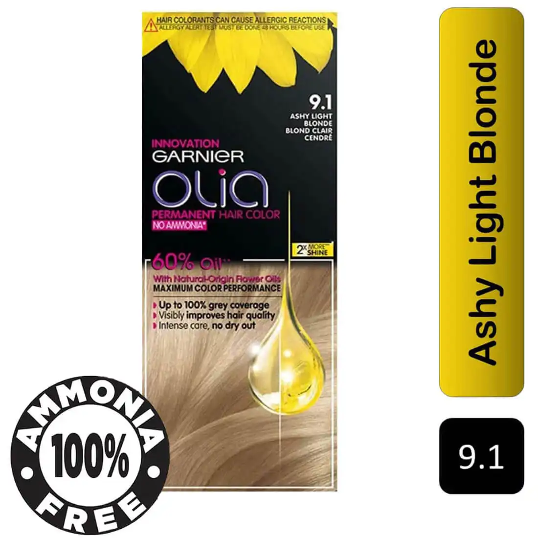 GARNIER OLIA CLR 9.1 ASH LIGHT BLOND CLA