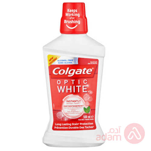 COLGATE M/W OPTIC WHT MINT WHTNG 500ML