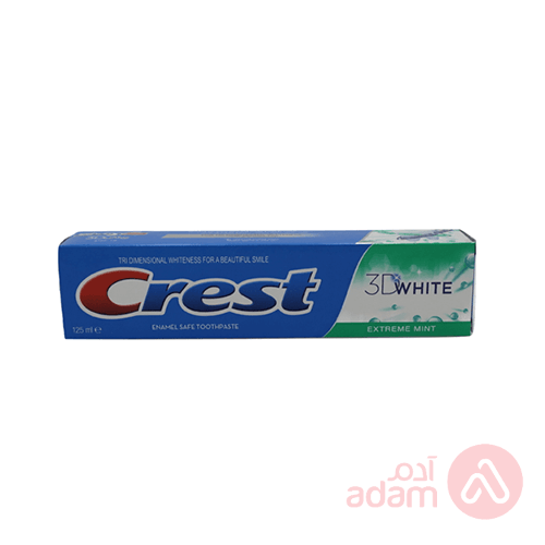 CREST T/P 3D WHT  EXTREME MINT 125ML