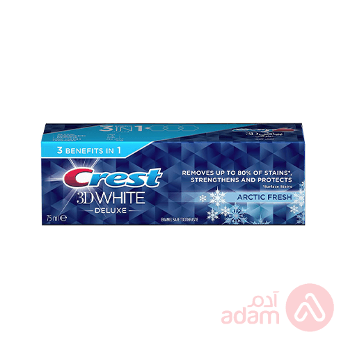 CREST T/P 3D WHT DELUXE ARCTIC FRSH 75ML