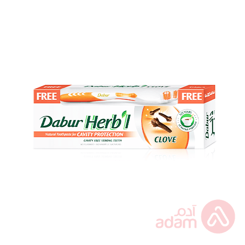 DABUR HERBAL TP CLOVE 150GM+TB FREE