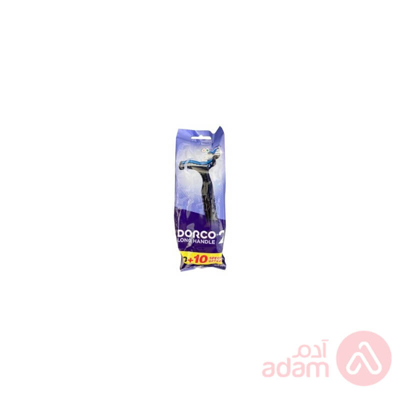 DORCO 2 LONG HANDLE DISPOSABLE 10+10OFF