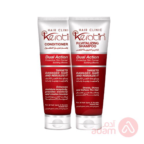 EVA KERATIN REVITALIZ SH 230ML+COND 230M
