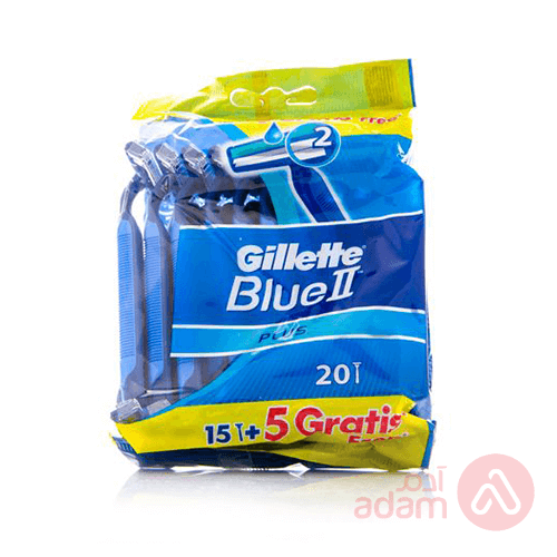 GILLETTE BLUE 2 PLUS (15+5)20PC(4133)