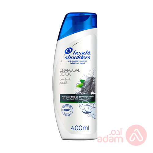 HEAD&SHOULDERS SH CHARCOAL DETOX 400ML