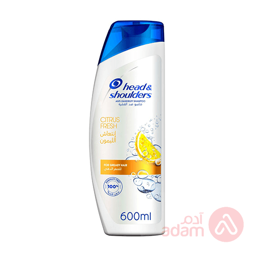 HEAD&SHOULDERS SH CITRUS FRSH 600ML(LEM)