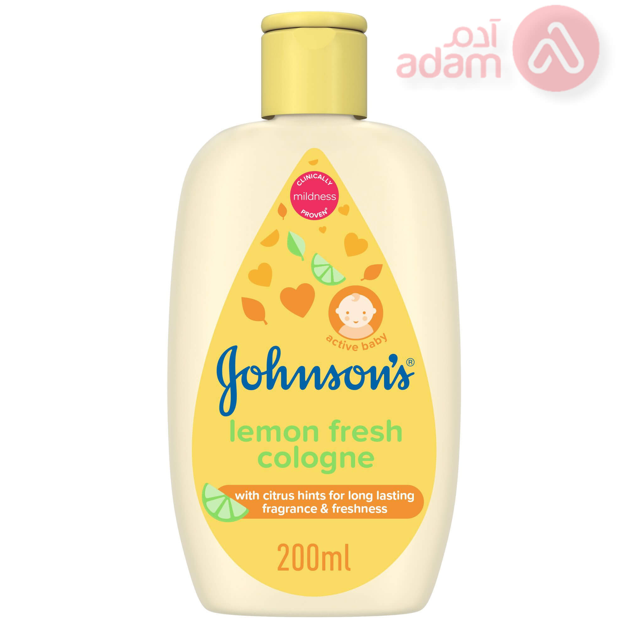 JOHNSON BABY COLOGNE LEMON FRSH200ML